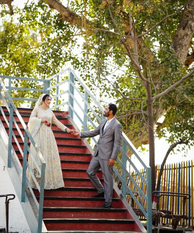 Arslan and Sana Wedding out door shoot